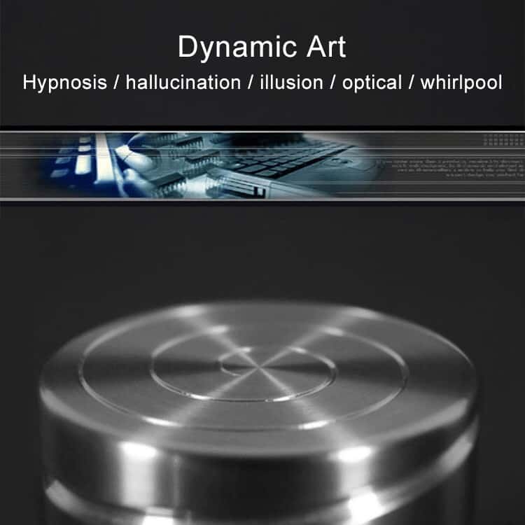 dynamic desktop stress reducer anti anxiety stainless steel spinning toy