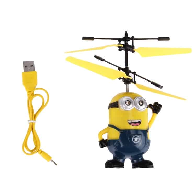 despicable me style infrared induction automatic floating flyer with minion