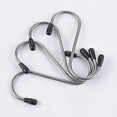 4pcs practical stainless steel s style enclosure goat hanger clasp hook