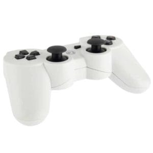 double shock iii wireless controller, manette sans fil double shock iii for sony ps3, has vibration action (white)