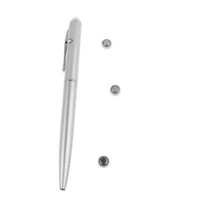 magic trick invisible ink uv light pen (silver)