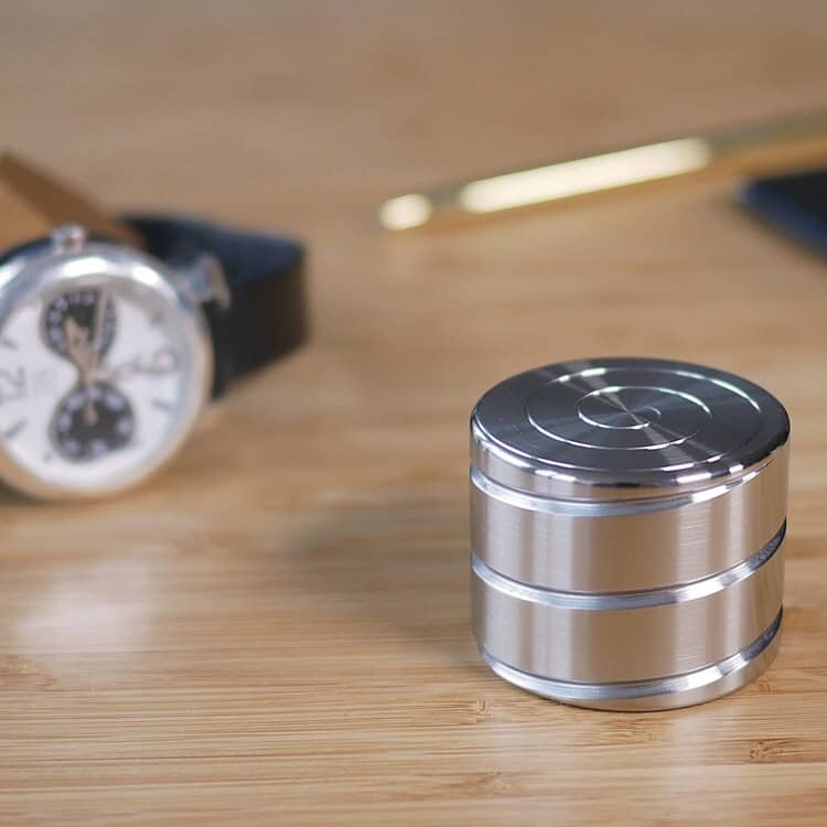 dynamic desktop stress reducer anti anxiety stainless steel spinning toy