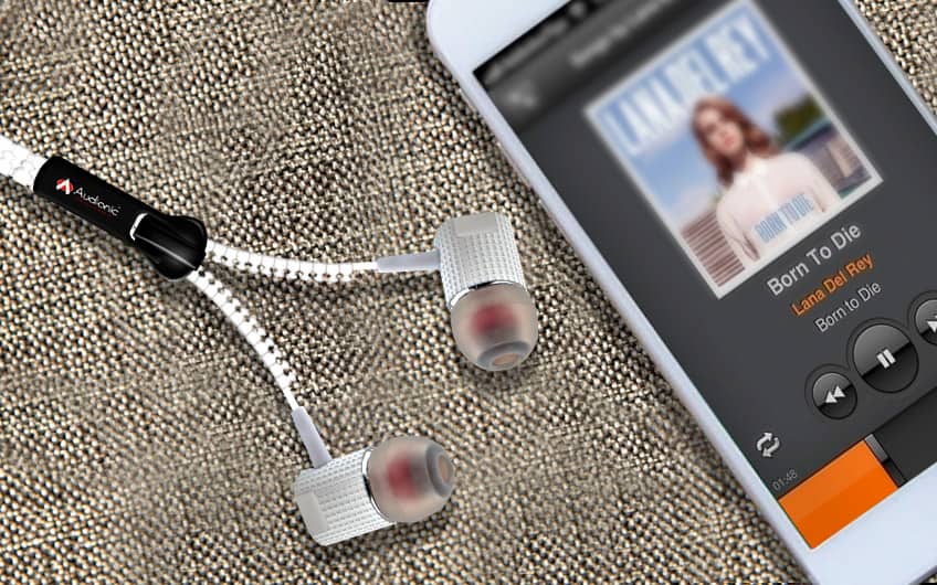 audionic zipper earbuds ze 15 headphone
