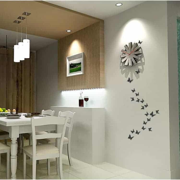 36 pcs home decoration originality pc 3d mirror surface butterfly wall paste