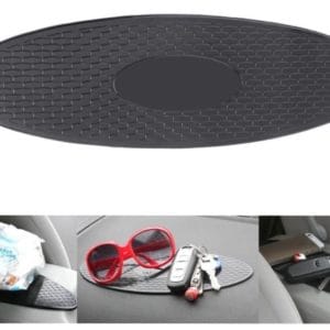 car rubber dashboard anti slip pad soft mat oval for phone / gps/ mp4/ mp3, size: 30*9.5cm