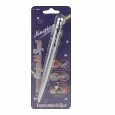 magic trick invisible ink uv light pen (silver)