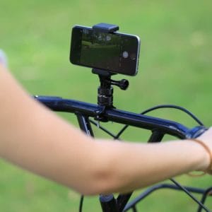 puluz selfie sticks tripod mount adapter phone clamp for gopro hero5 session /5 /4 session /4 /3+ /3 /2 /1 xiaoyi sport camera