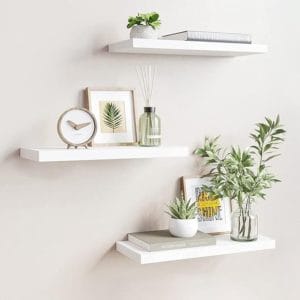 Tablette Flottant Gy White Floating Shelf