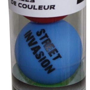 assorted colored hockey ball tin indoor outdoor sports hockey gear
