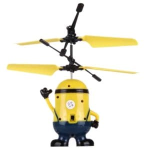 despicable me style infrared induction automatic floating flyer with minion
