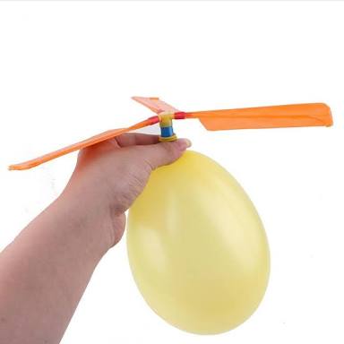 three screw propeller balloons aircraft helicopter balloons flying balloon kids toys