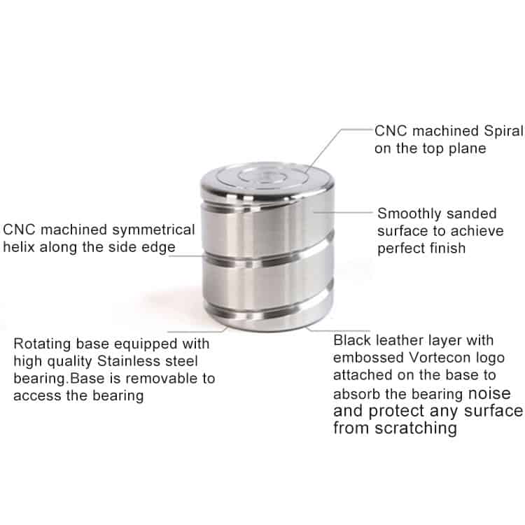 dynamic desktop stress reducer anti anxiety stainless steel spinning toy
