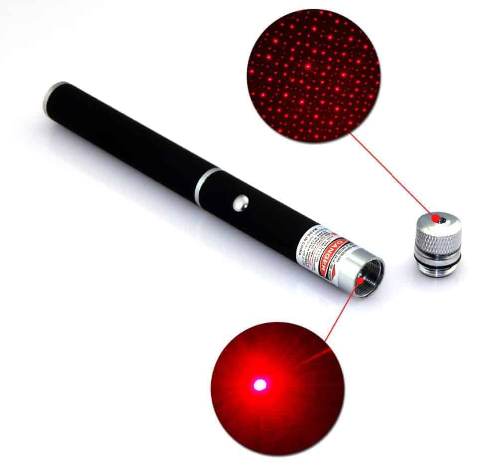 650nm pattern red beam laser pointer pen