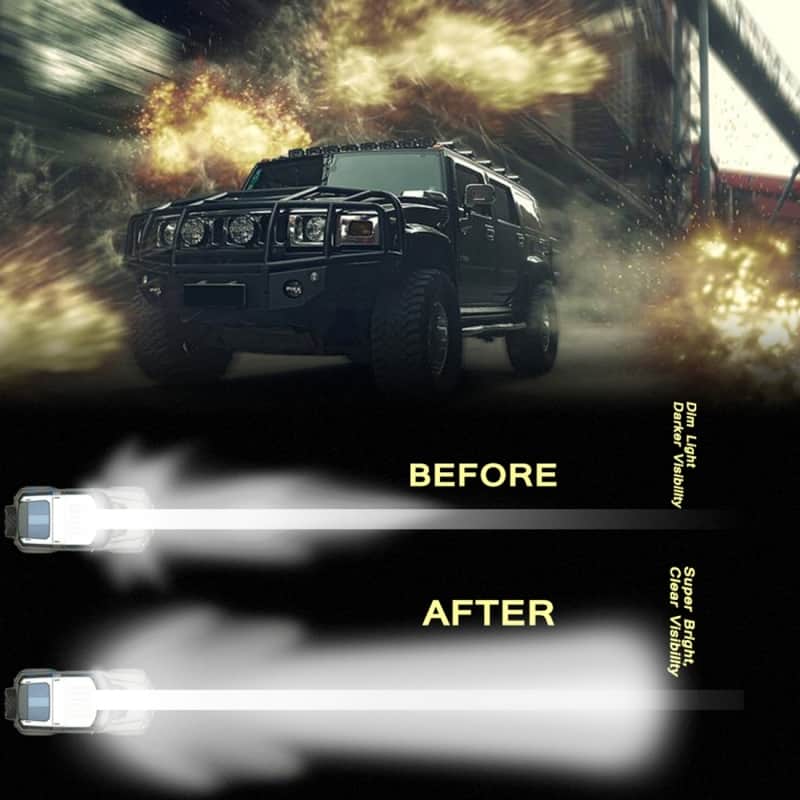 led light bar modified off road lights roof light bar ip67 waterproof 72w condenser 6000k 3000lm led spotlight light searchlight car led work lights, 5 inch two rows dc 10 48v (white light)