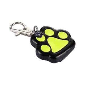 colorful led dog paw style pet safety flash pendant