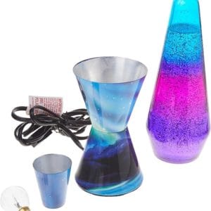 lamp 2160 lva2160 colormax northern lights, 14.5 inches, glitter with clear liquid and decal base