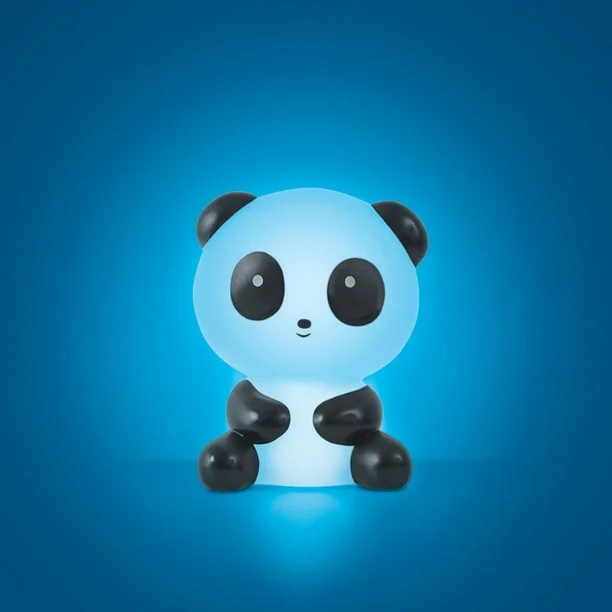 merkury innovations panda color changing led mood light, large panda led mood light