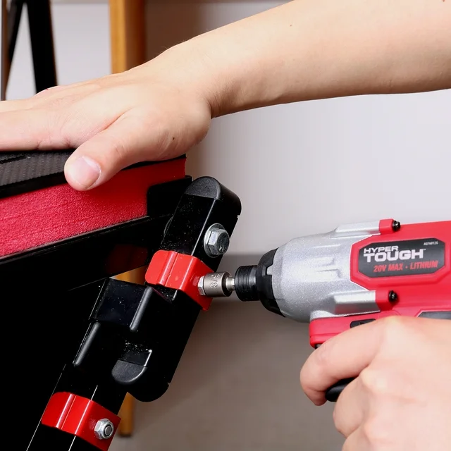 hyper tough 100 piece drill, screwdriver bits, and nut driver set, steel material, 100 count per pack