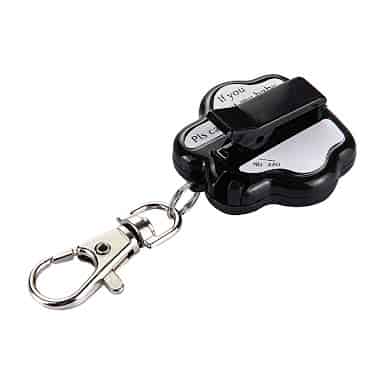 colorful led dog paw style pet safety flash pendant