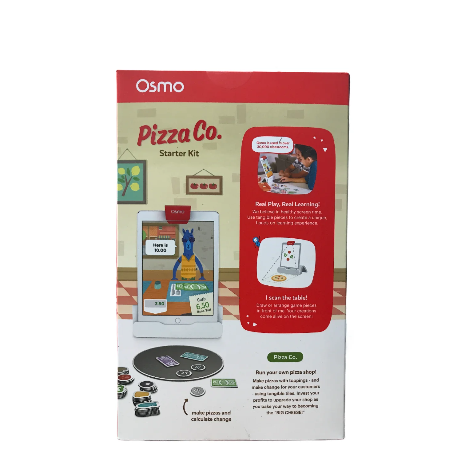 osmo pizza co. starter kit for ipad ages 5 12 communication skills & business math