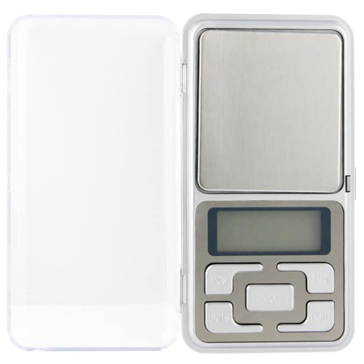 mini digital pocket weighing scale screen size 3.5*1.5cm 200g x 0.01g (silver)