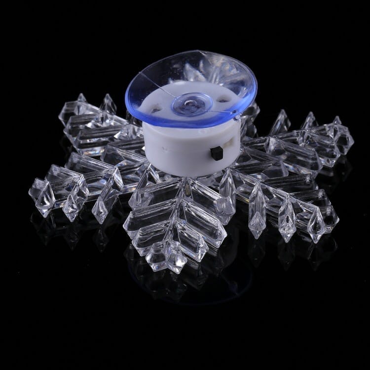 colorful snow flake lamp