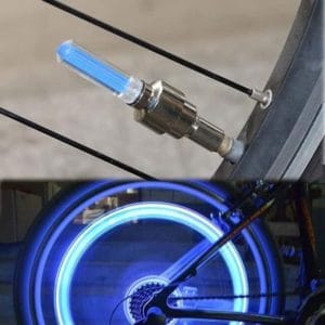 motion activated led wheel lights for bikes and cars from fireflys (pink)