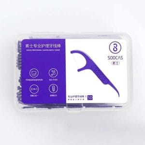 original xiaomi soocas professional care dental floss (purple)