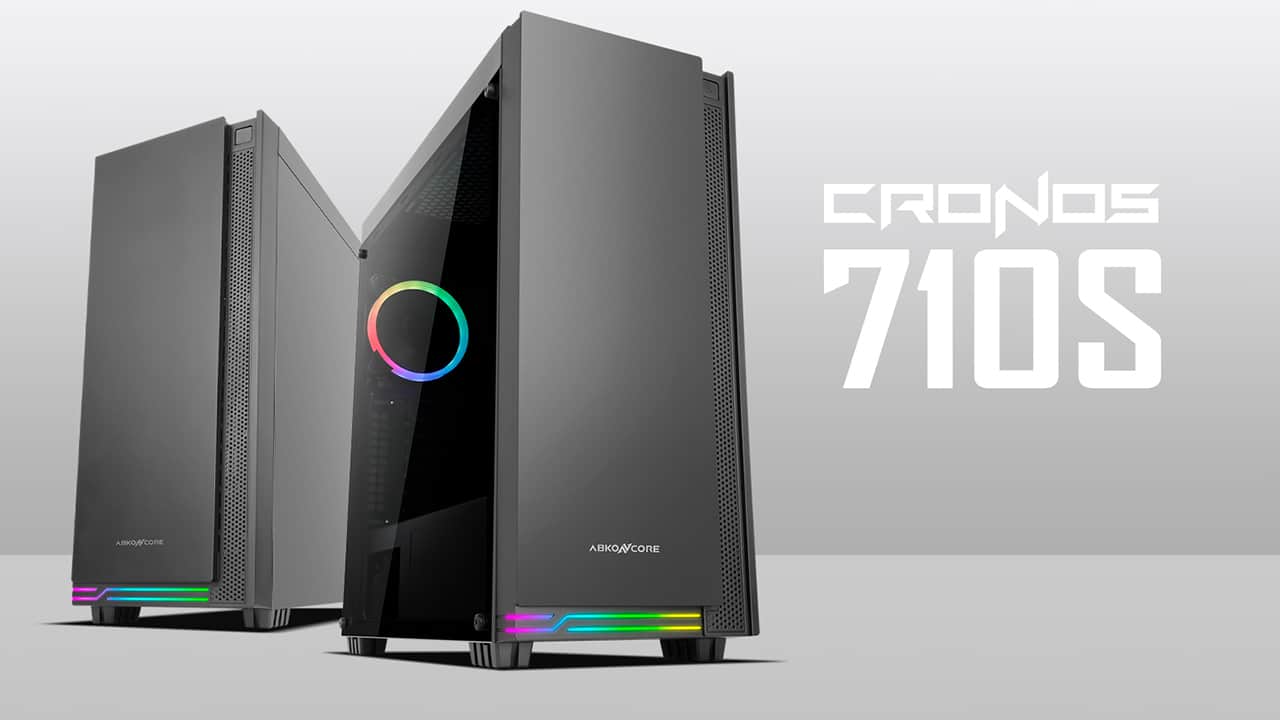 abkoncore cronos 710s mid tower pc gaming case
