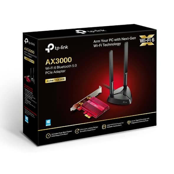 tp link ax3000 wi fi 6 bluetooth 5.0 pcie adapter archer tx3000e