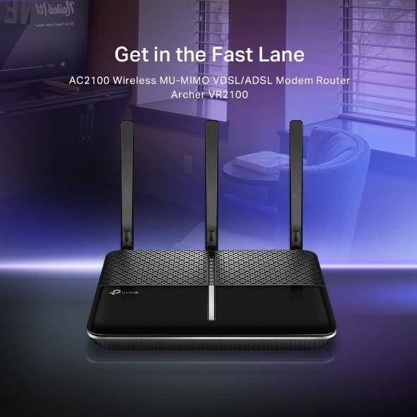 tp link archer vr2100 wireless mu mimo vdsl/adsl modem router ac2100