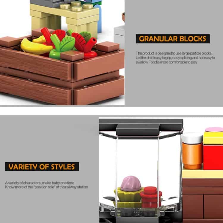 4 in 1 children diy enlightenment assembled building blocks educational intelligence toy