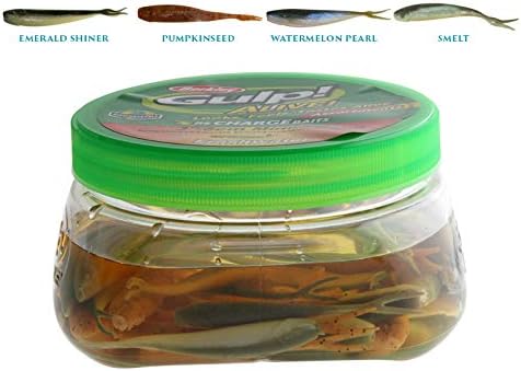 gulp! alive! minnow 3 11.2 oz bucket assorted colors