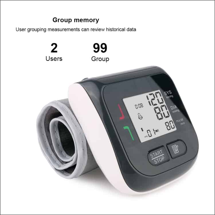 yk bpw2 blood pressures automatic sphygmomanomet monitor digital portable tonometer heart rate pulse machine wrist blood pressure