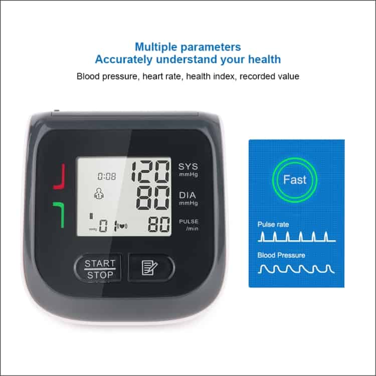 yk bpw2 blood pressures automatic sphygmomanomet monitor digital portable tonometer heart rate pulse machine wrist blood pressure