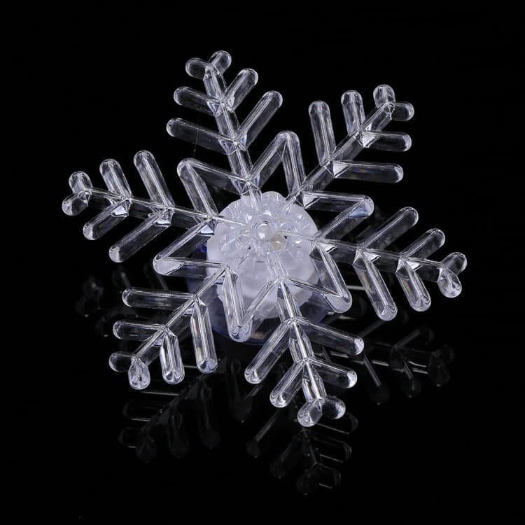 colorful snow flake lamp