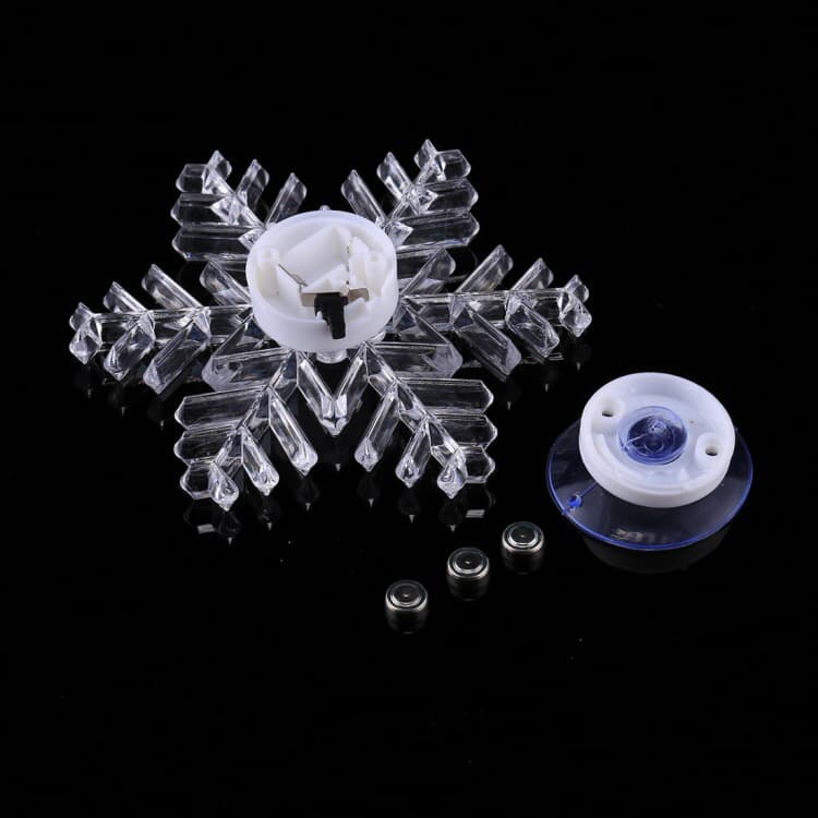 colorful snow flake lamp