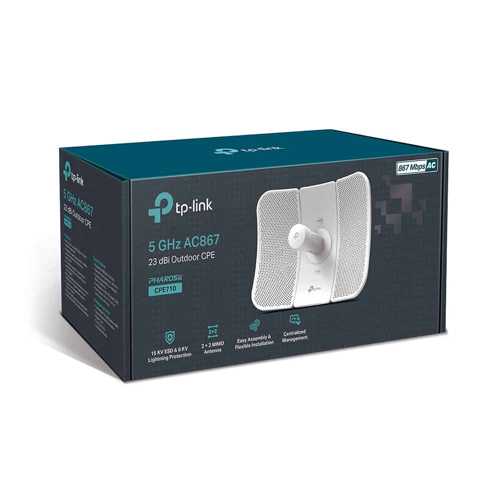 tp link cpe710 5ghz ac 867mbps 23dbi outdoor cpe