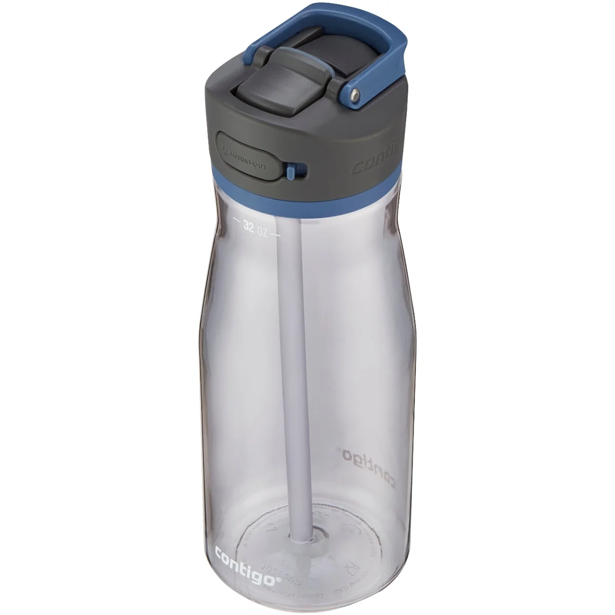 contigo 32 oz. ashland 2.0 tritan water bottle with autospout lid blue corn