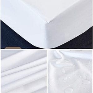 george zippered crib mattress protector protège matelas à fermeture éclair pour lit de bébé 27 x 52 x 6 in./po (69 x 132 x 15 cm)