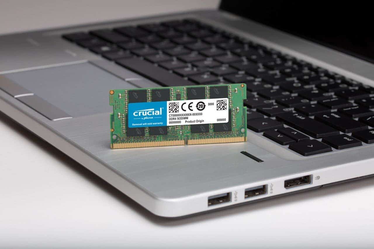crucial 16gb single ddr4 2666 sodimm 260 pin memory
