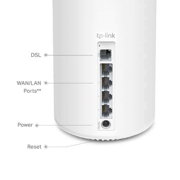 tp link deco x20 dsl new ax1800 vdsl whole home mesh wifi 6 router