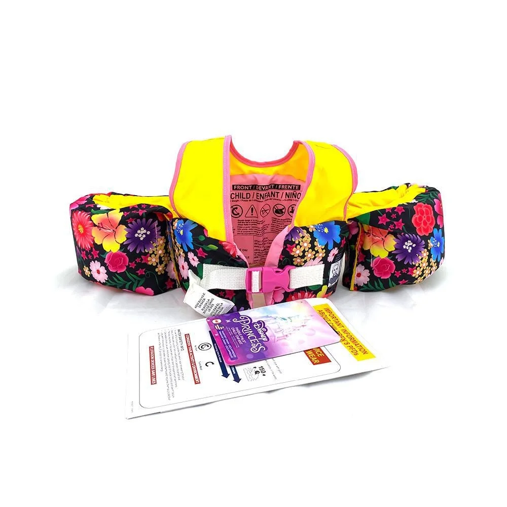 disney princess paddle pal patented swim jacket