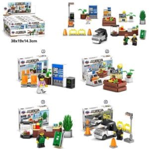 4 in 1 children diy enlightenment assembled building blocks educational intelligence toy