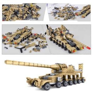 military super tanks building blocks 16 in 1 sets army bricks model brinquedos toys