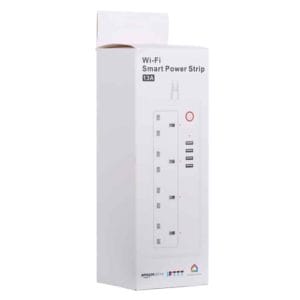 4 usb ports and 4 x uk plug jack 13a max output wifi remote control smart power socket