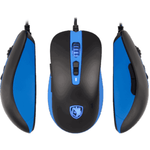 sades s15 musket gaming mouse (blue)