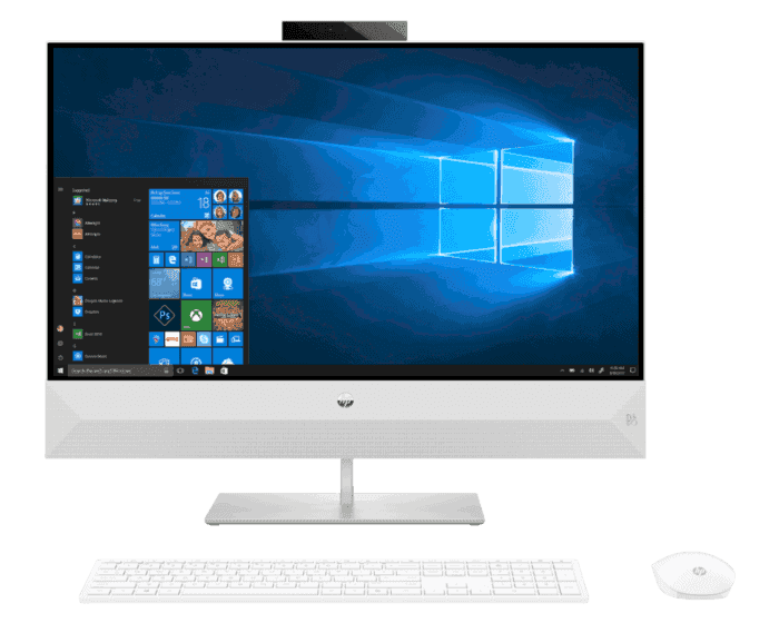 hp pavilion all in one 24 xa000 core i7 8700 8gb 1tb 2gb nvidia 23.8 inch white