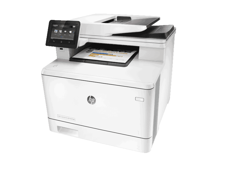 hp color lj pro printer mfp m477fdn copy print scan fax