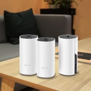 tp link ac1200 whole home mesh wi fi system deco m4(3 pack)